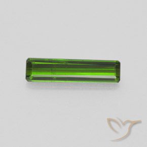 1.40ct Natural Verde floresta Turmalina, Corte Esmeralda, SI