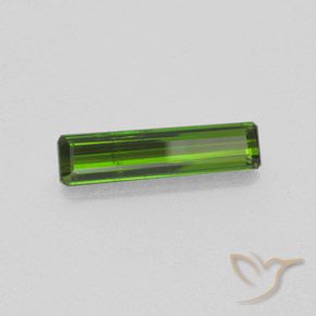 Turmalina Verde floresta Natural 1.40ct, Corte Octógono / Esmeralda, SI