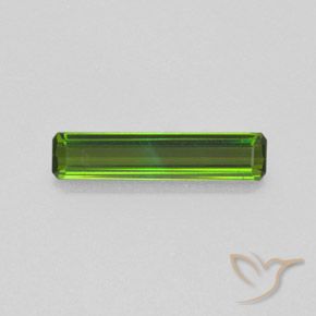 1.22ct Natural Verde médio Turmalina, Corte Esmeralda, VS