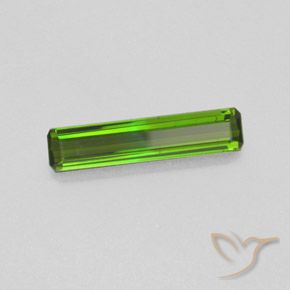 Turmalina Verde médio Natural 1.22ct, Corte Octógono / Esmeralda, VS