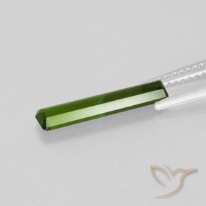 Turmalina Verde médio Natural 1.22ct, Corte Octógono / Esmeralda, VS