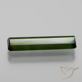 Turmalina Verde escuro Natural 1.47ct, Corte Octógono / Esmeralda, SI