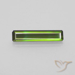 1.81ct Natural Verde médio Turmalina, Corte Esmeralda, VVS