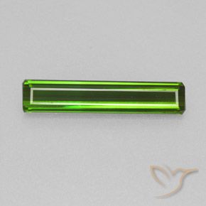1.84ct Natural Verde floresta Turmalina, Corte Esmeralda, VVS-VS