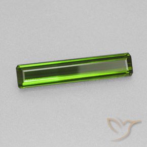 Turmalina Verde floresta Natural 1.84ct, Corte Octógono / Esmeralda, VVS-VS