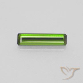 1.72ct Natural Verde floresta Turmalina, Corte Esmeralda, VVS