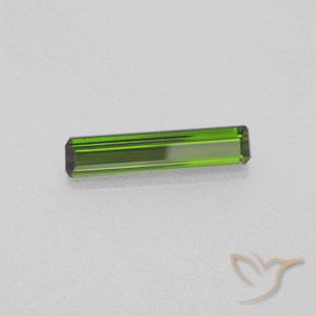 Turmalina Verde médio Natural 1.24ct, Corte Octógono / Esmeralda, VVS