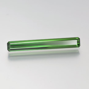 Turmalina verde natural 1,25ct, corte esmeralda, VVS-VS
