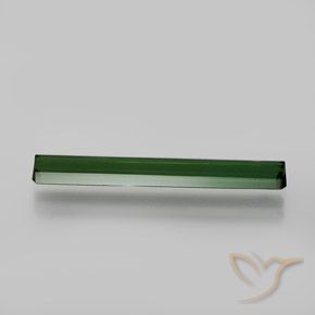 Turmalina verde escuro Natural 1.76ct, Corte Octógono / Esmeralda, VVS-VS