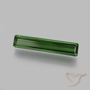 Turmalina verde escuro Natural 1.37ct, Corte Octógono / Esmeralda, VS