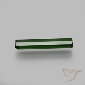 Turmalina verde escuro Natural 1.37ct, Corte Octógono / Esmeralda, VS