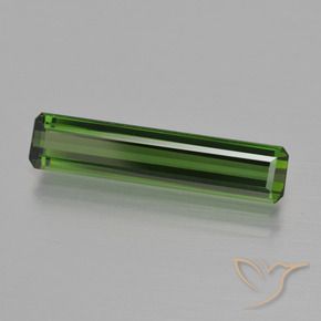 Turmalina Verde Terroso Natural 1.62ct, Corte Octógono / Esmeralda, VVS-VS