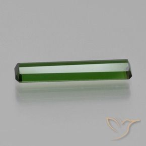 Turmalina Verde Terroso Natural 1.62ct, Corte Octógono / Esmeralda, VVS-VS