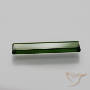 Turmalina Verde Terroso Natural 1.58ct, Corte Octógono / Esmeralda, VVS-VS