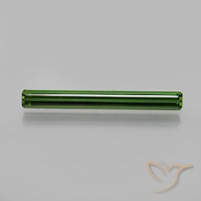 1.34ct Natural Verde escuro Turmalina, Corte Esmeralda, VVS-VS