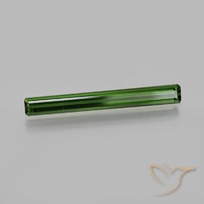 Turmalina Verde escuro Natural 1.34ct, Corte Octógono / Esmeralda, VVS-VS