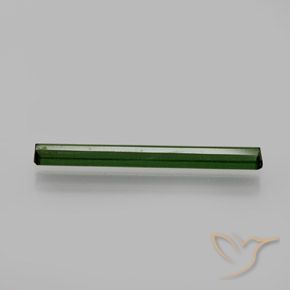 Turmalina Verde escuro Natural 1.34ct, Corte Octógono / Esmeralda, VVS-VS