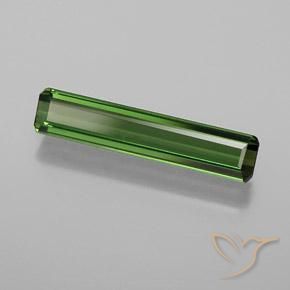 Turmalina Verde Terroso Natural 1.14ct, Corte Octógono / Esmeralda, VVS