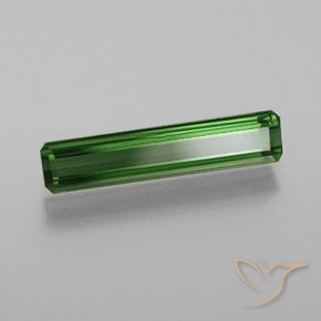 Turmalina Verde escuro Natural 1.35ct, Corte Octógono / Esmeralda, VVS-VS