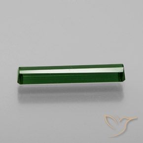 Turmalina Verde escuro Natural 1.35ct, Corte Octógono / Esmeralda, VVS-VS