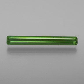 Turmalina verde natural 1,14ct, corte esmeralda, VS