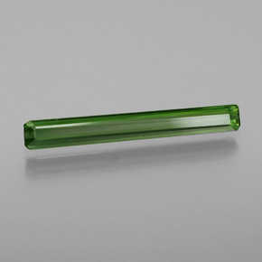 Turmalina verde natural 1,14ct, corte esmeralda, VS