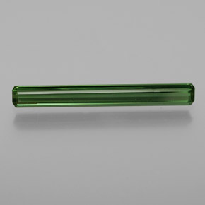 Turmalina verde natural 1,13ct, corte esmeralda, VS-SI