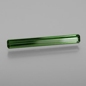 Turmalina verde natural 1,13ct, corte esmeralda, VS-SI