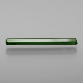Turmalina verde natural 1,13ct, corte esmeralda, VS-SI
