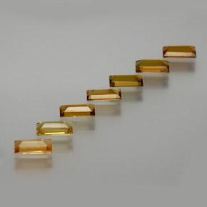 Pedras preciosas de Turmalina Castanho médio natural de 2,39 ct, baguete, VS