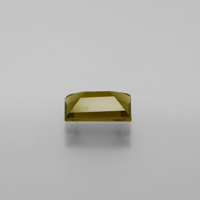 Turmalina verde natural 1,05ct, baguete, VS