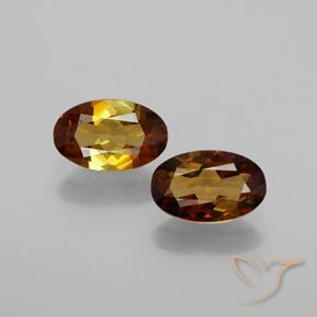 1.67ctw Natural Marrom Dourado Avermelhado Turmalina, oval, VS
