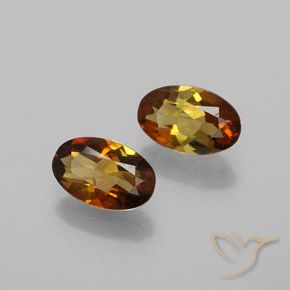 Pedras preciosas de Turmalina Marrom Dourado Avermelhado natural de 1.67 ct, oval, VS
