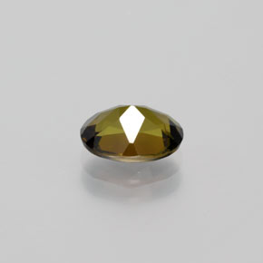 Turmalina Marrom dourado Natural 1.26ct, Corte Oval, VVS