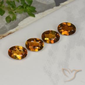 Pedras preciosas de Turmalina Marrom dourado natural de 2.76 ct, Corte Oval, VS
