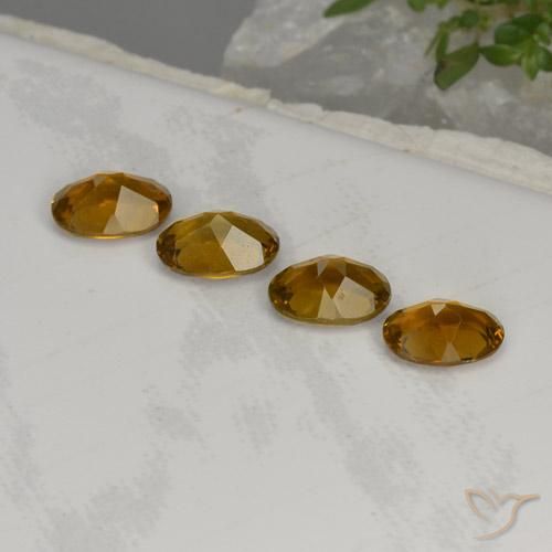Pedras preciosas de Turmalina Marrom Quente natural de 3.07 ct, oval, VS