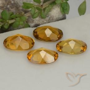 Pedras preciosas de Turmalina ouro médio natural de 2.74 ct, oval, VVS