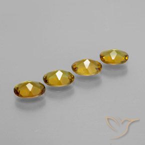 Pedras preciosas de Turmalina ouro escuro natural de 2.80 ct, oval, VVS-VS