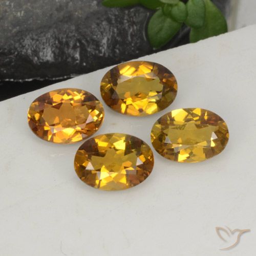 Pedras preciosas de Turmalina Dourado acastanhado natural de 2.88 ct, oval, VVS-VS