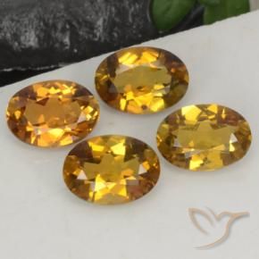 Pedras preciosas de Turmalina Dourado acastanhado natural de 2.88 ct, oval, VVS-VS