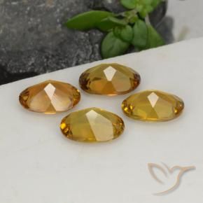Pedras preciosas de Turmalina Dourado acastanhado natural de 2.88 ct, oval, VVS-VS