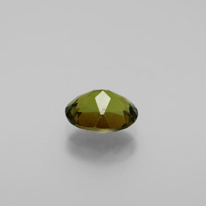 Turmalina Verde escuro Natural 1,28ct, Corte Oval, VS