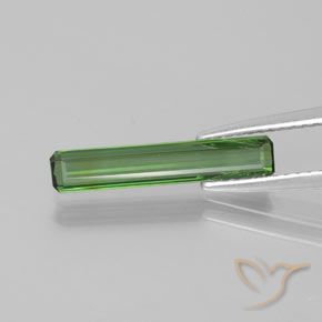 1.15ct Natural Verde médio Turmalina, Corte Esmeralda, VVS-VS