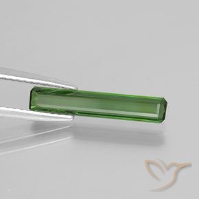 Turmalina Verde médio Natural 1.15ct, Corte Octógono / Esmeralda, VVS-VS