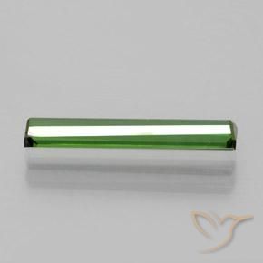 Turmalina verde escuro Natural 1.25ct, Corte Octógono / Esmeralda, VVS
