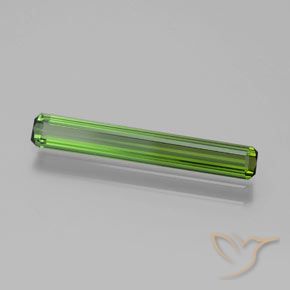 Turmalina verde escuro Natural 1.16ct, Corte Octógono / Esmeralda, VVS-VS