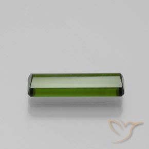 Turmalina verde natural 1,52ct, corte esmeralda, VVS-VS