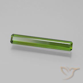 Turmalina Verde médio Natural 1,13ct, Corte Esmeralda, VVS-VS