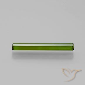 Turmalina Verde médio Natural 1,13ct, Corte Esmeralda, VVS-VS