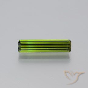 1.97ct Natural verde escuro Turmalina, Corte Esmeralda, VVS-VS